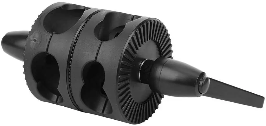 Soonpho Testa Di Presa Girevole Doppia Per Supporti Luci - Morsetto Professionale Per Bracci Boom E Reflector