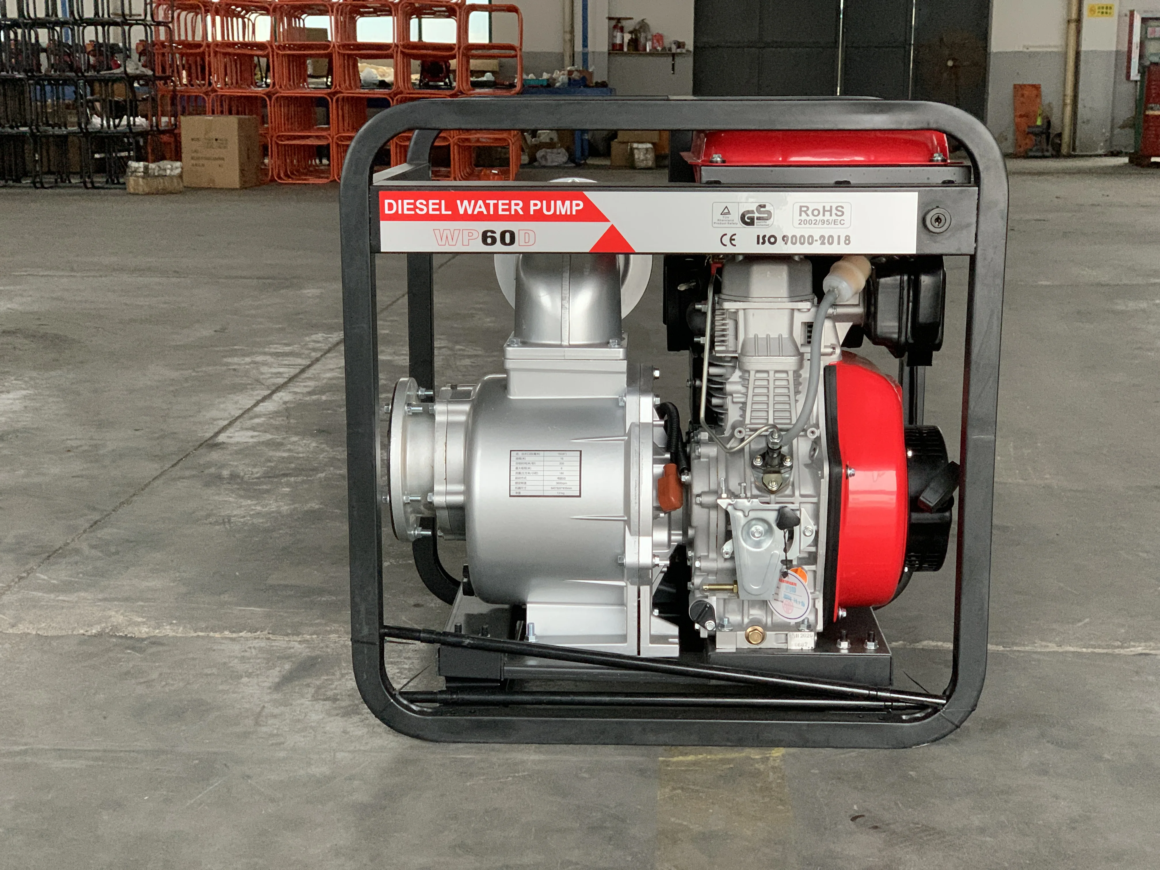 2 Inch 3 Inch Portable Engine Water Pump WP30 Gasoline Engine