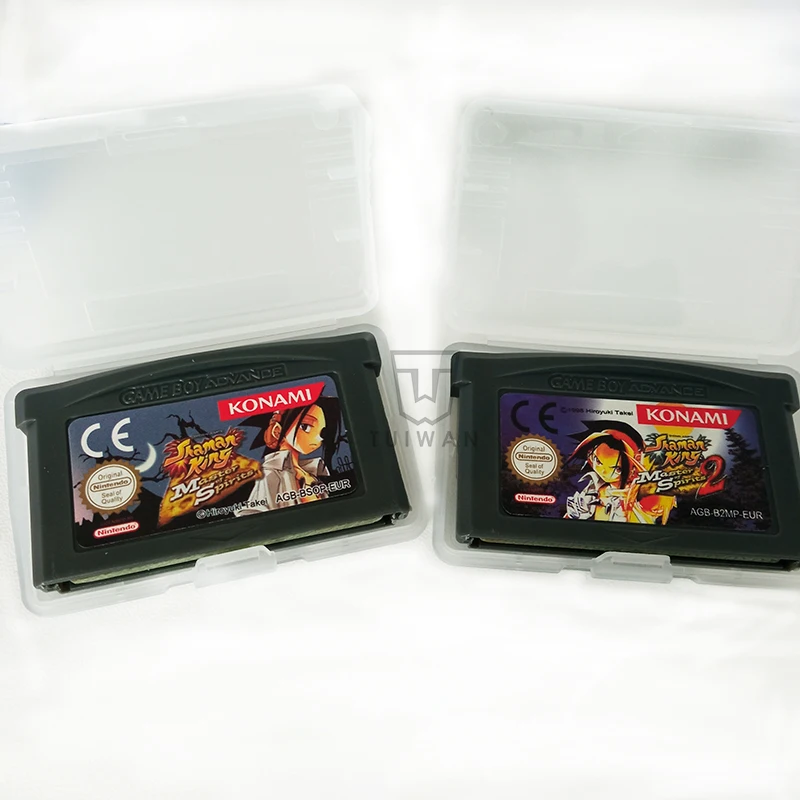 Video Game Cartridge Console Card Shining Soul Hamtaro Rainbow Ghouls N Ghosts Wolfenstein 3D for 32 Bit Handheld Player