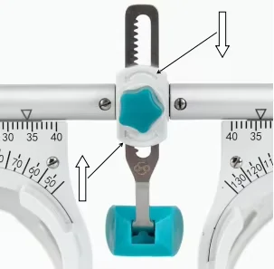 Trial Lens Frame UTF-T4880 Top Quality White Metal Universal Trial Frame for Eye Optometry Optical Lens Trail Lens Set