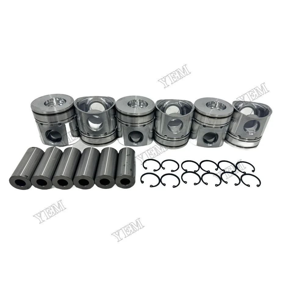 6D102 Piston Kits Fits for Komatsu Engine Parts With Warranty 2