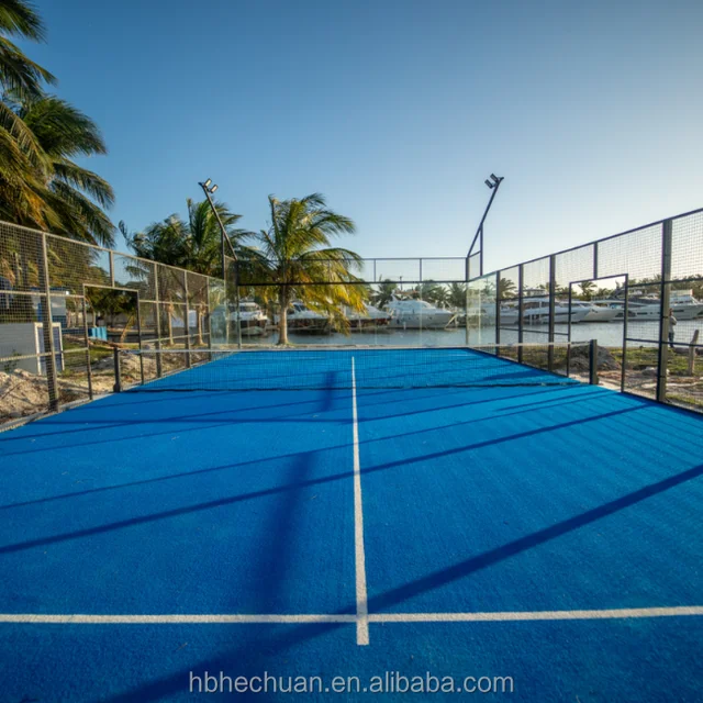 2025 New Portable Padel Court Panoramic Padel Tennis Court 12mm Tempered Glass Outdoor Cancha De Padel Indoor Paddle Courts