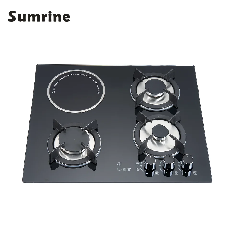 60cm Built in Gas Cooktop with 4 burner Gas and Electric Gas Stove Hot Selling Kitchen Cooker Hob