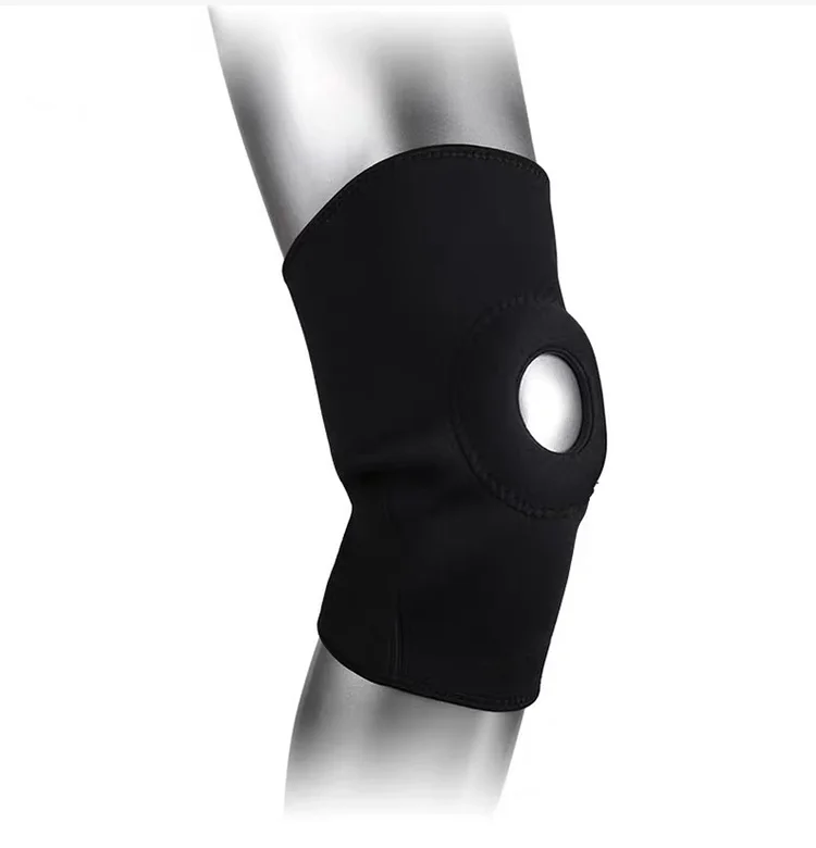 Hacenor Compression Knee Brace With Silicone Foam Padding And Fitness