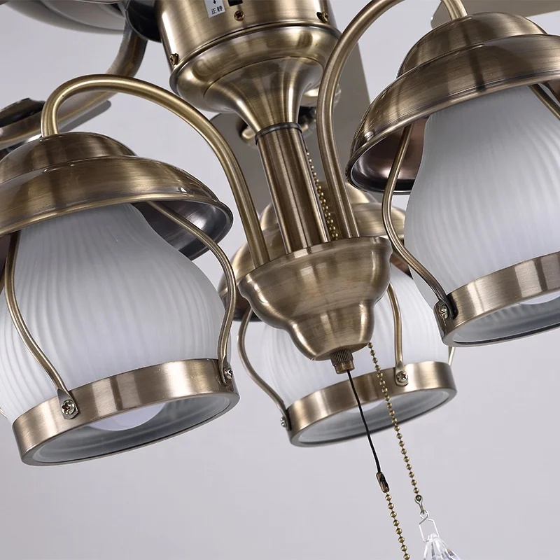 Decorative Ceiling Fan with Led Light Chandelier Ceiling Fan Light 52 Inch Fan Lamp ETLF0012