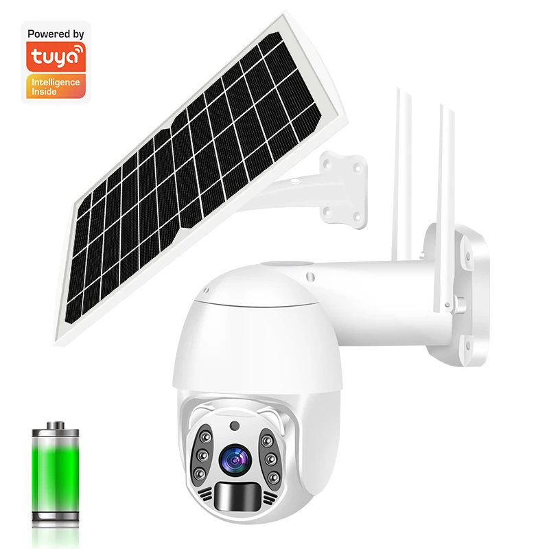 Branded Q50 1080p Solar WiFi Security Camera – Night Vision, Motion Detection, Indoor/Outdoor
