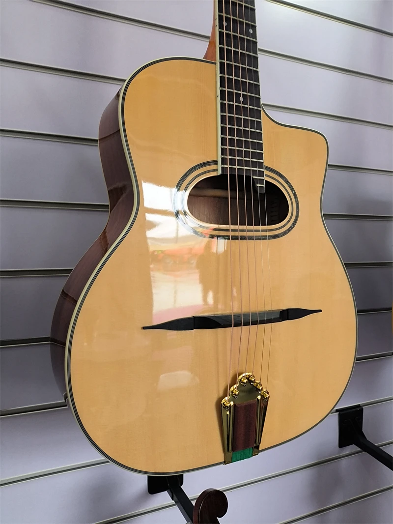 Gpy170 Handmade High Grade Spruce Top Custom Vintage Gypsy Jazz ...