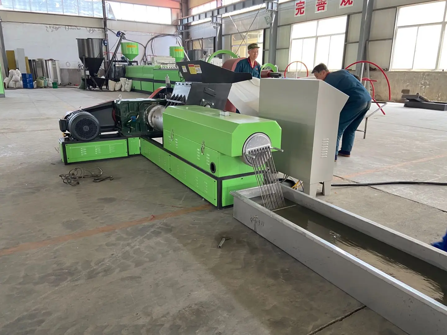 Pe Foam Scrap Recycling Machine Foamed Pe Plastic Recycling Extruder Granulator Machine
