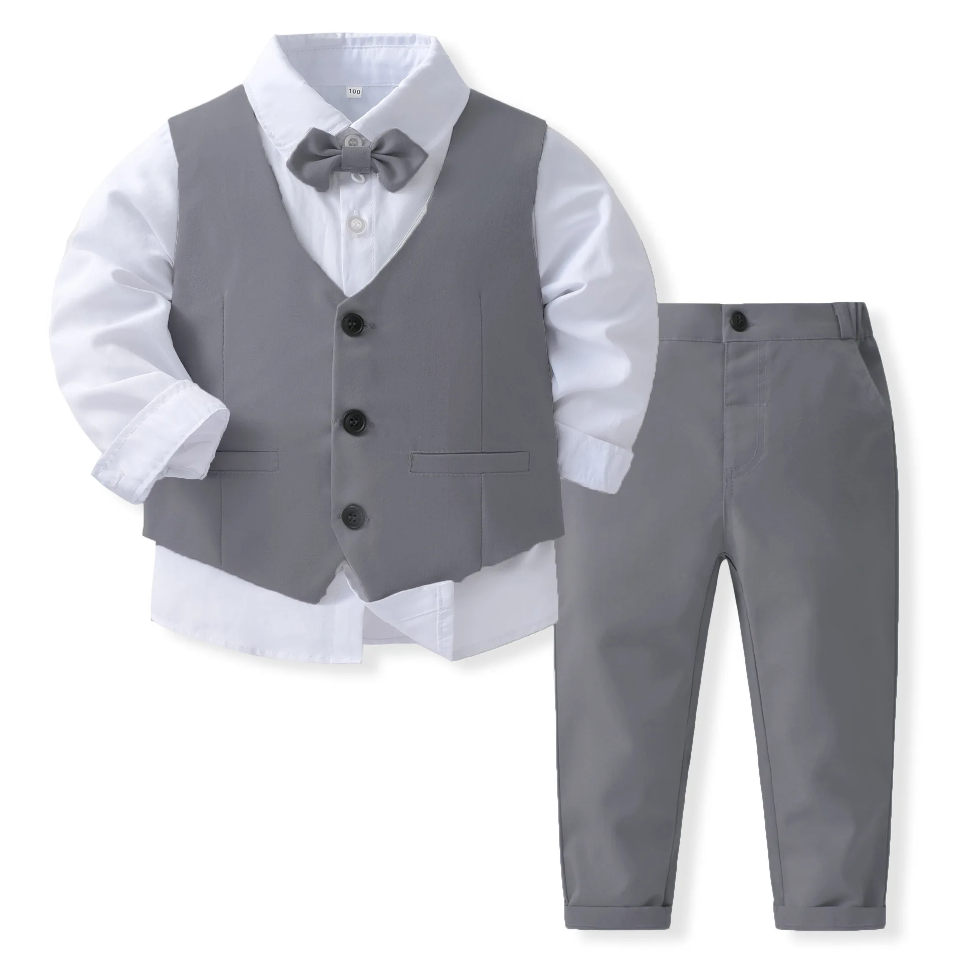 Baby Boy Wedding Clothes Ring Bearer Outfit Formal Suit Kids Set ...