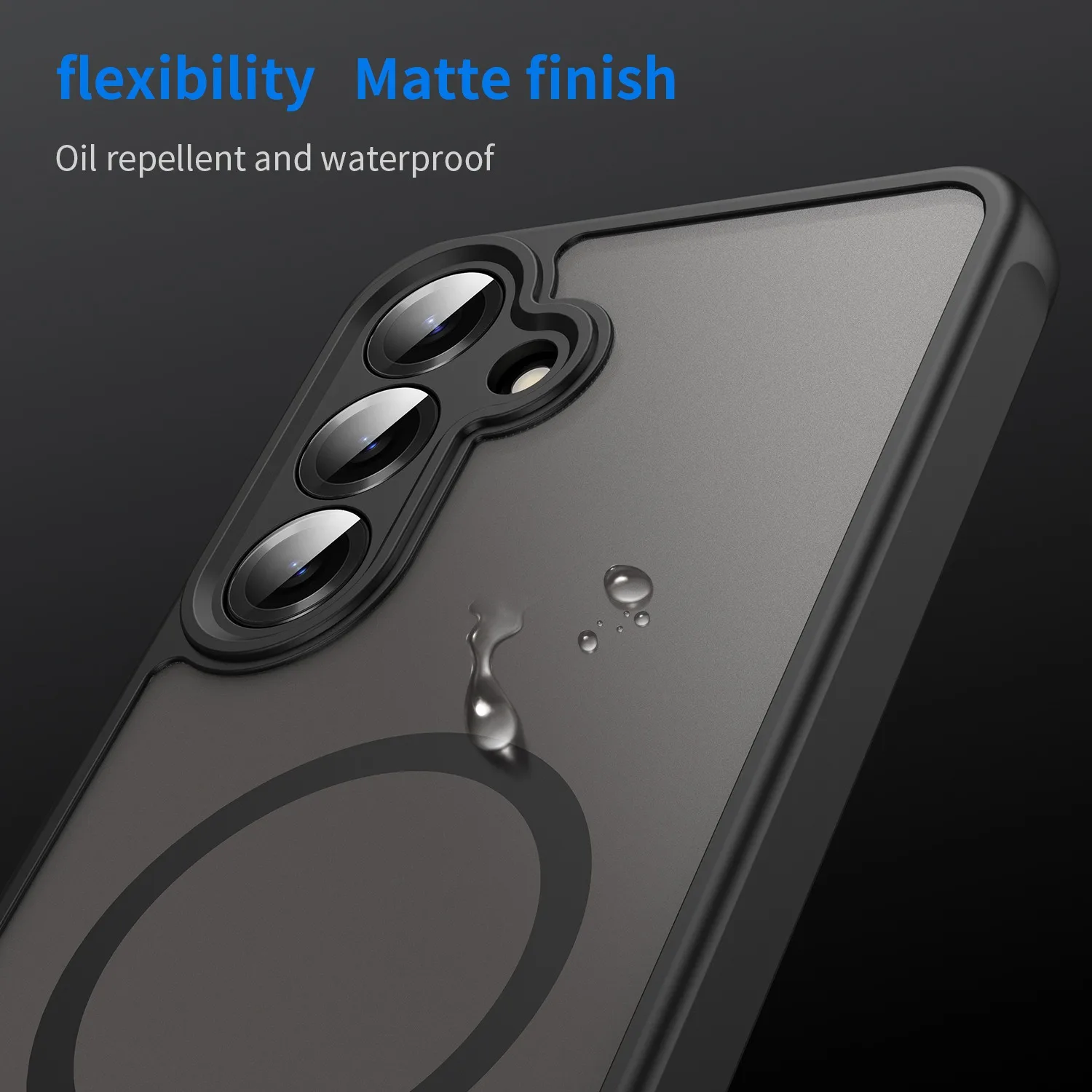 product laudtecx clear frost magnetic phone cases for samsung s26 ultra edge customized logo slim lightweight cover shockproof sjk1104-7