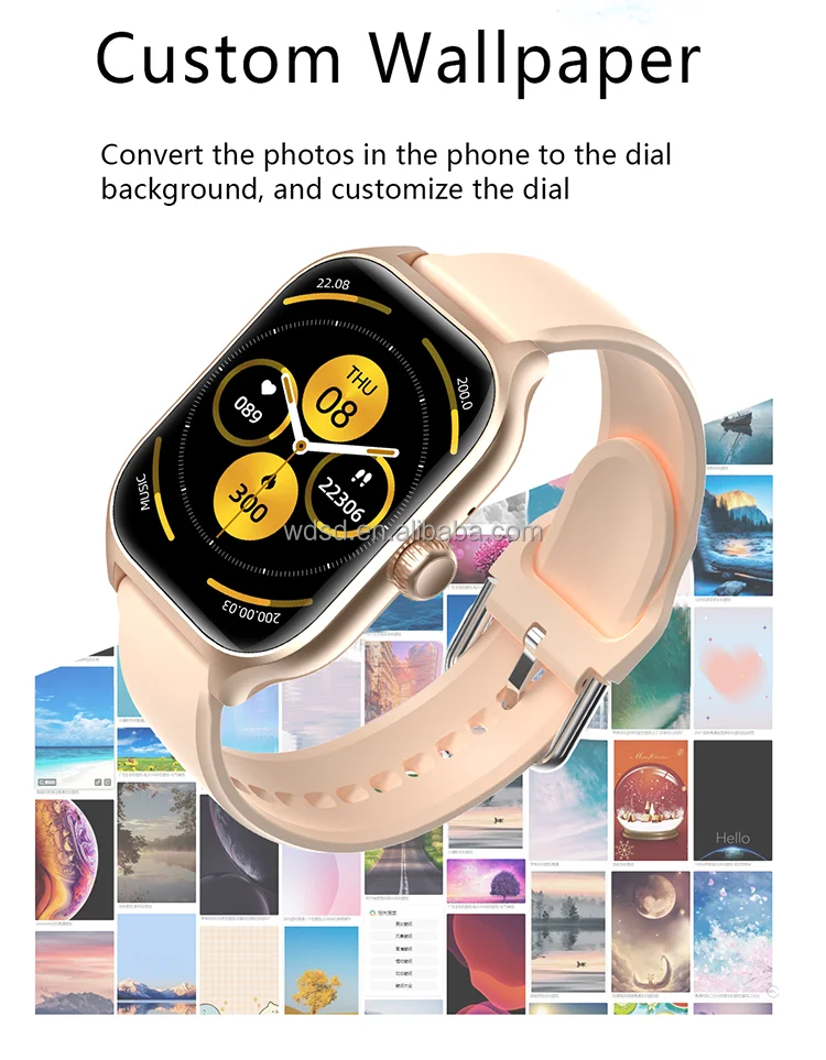 Double Strap Ultra Low Power Chip 210 MAH Battery Smart Watch