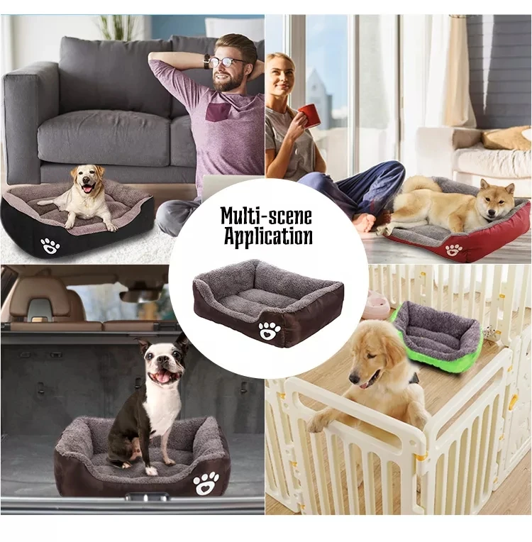 Wholesale Custom Breathable Dog Sofa Bed Dual Nonslip Botfom Use Double Sided Dog Nest Large