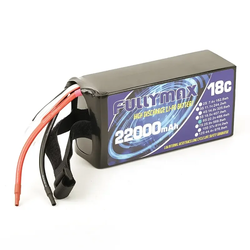 Original Fullymax 22000mah 22.2V 6S Lipo Battery for Drones