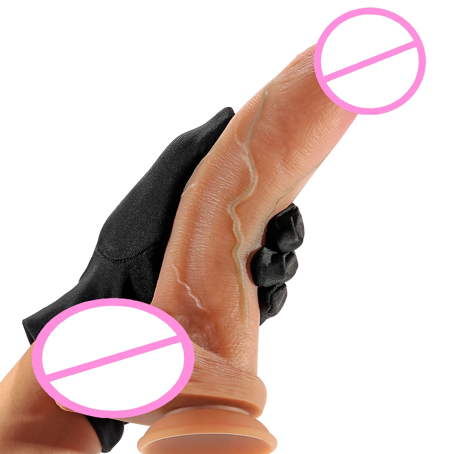 SAMEYO Wearable Artificial Fake Penis for Women Silicone Dildos for Lesbian Women Sex Toy 20cm Length Customized