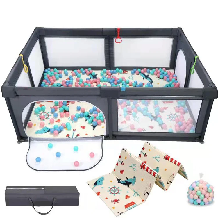 Baby Playpen Extra Large Infant Playard Portable Babys Fence Indoor