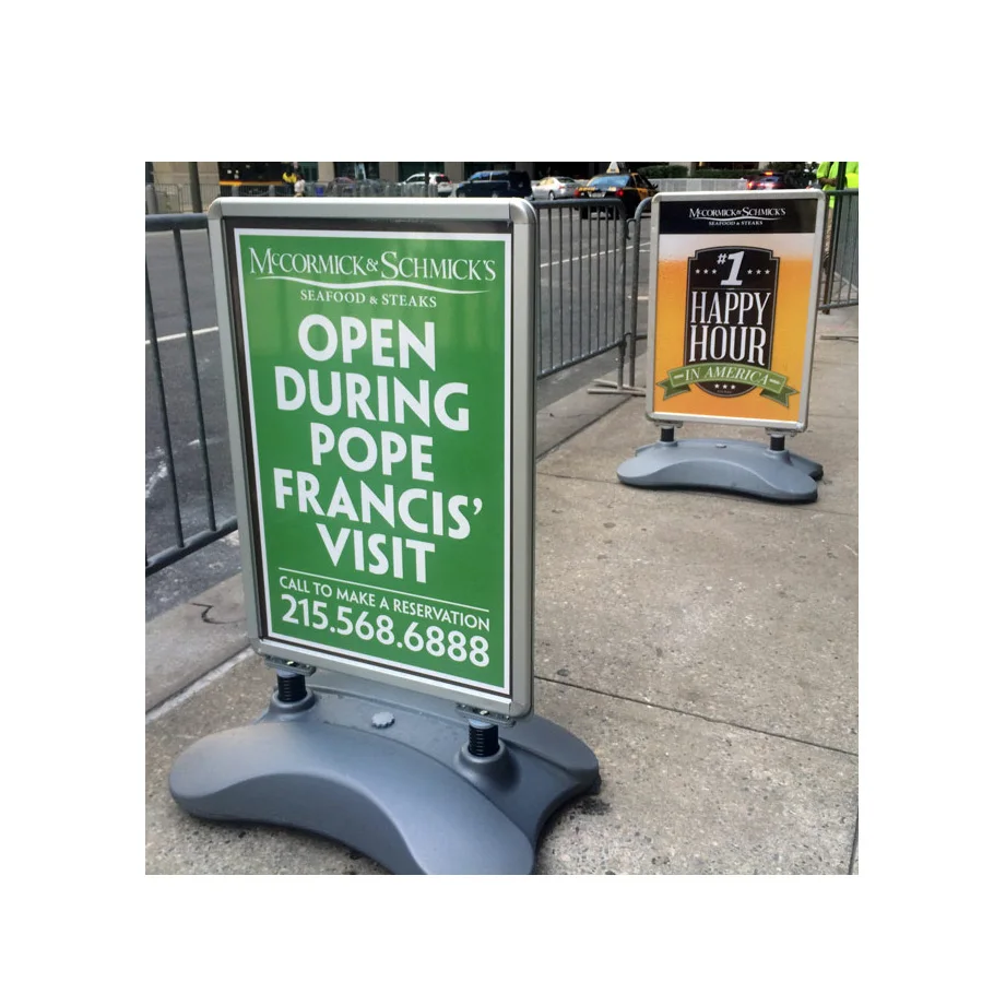 Ecoflex Pavement Board Sign Stand Outdoor Display Design Included 2 side print 