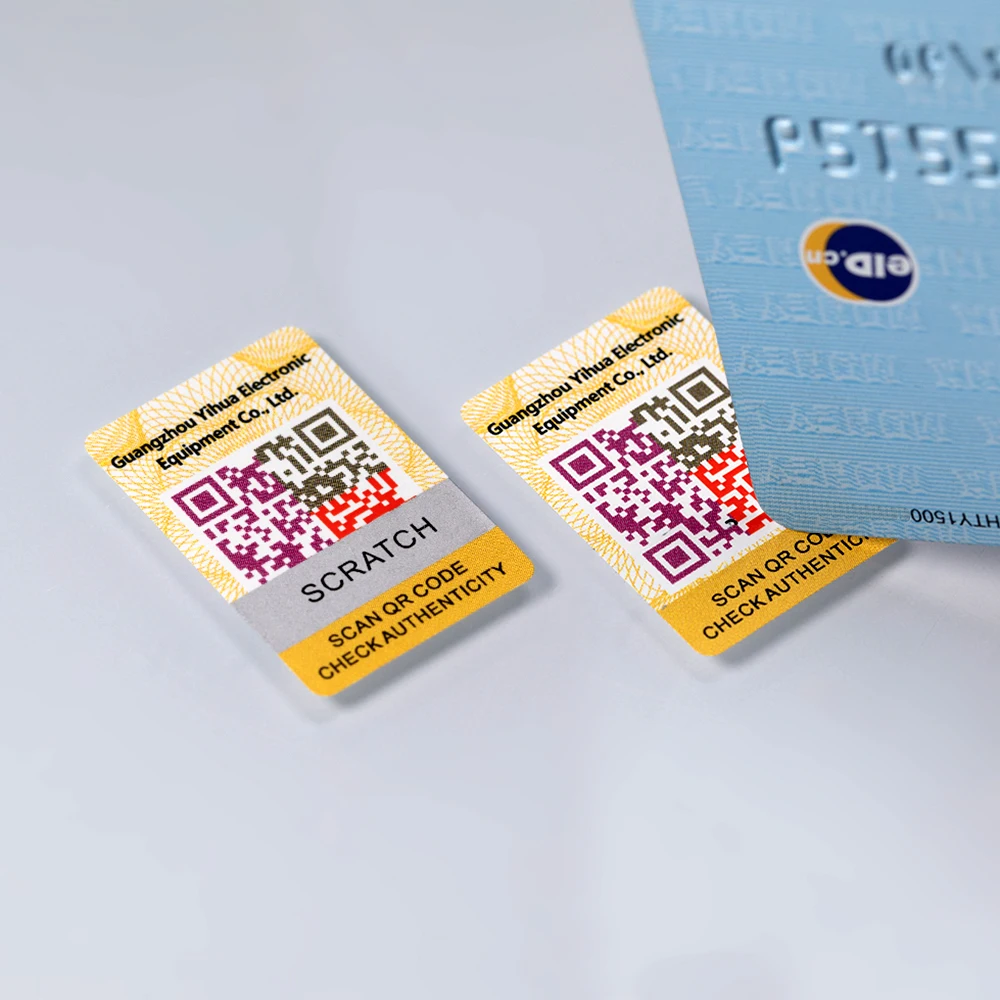 Scratch Label Security Sticker Qr Code Printing Roll Security Sticker ...