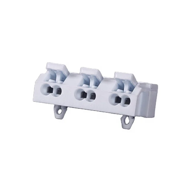 KREALUX BELEKS 3 - Pole Super - Thin Screwless Fast - Connect Multipolar Terminal Block with Fixing Snaps
