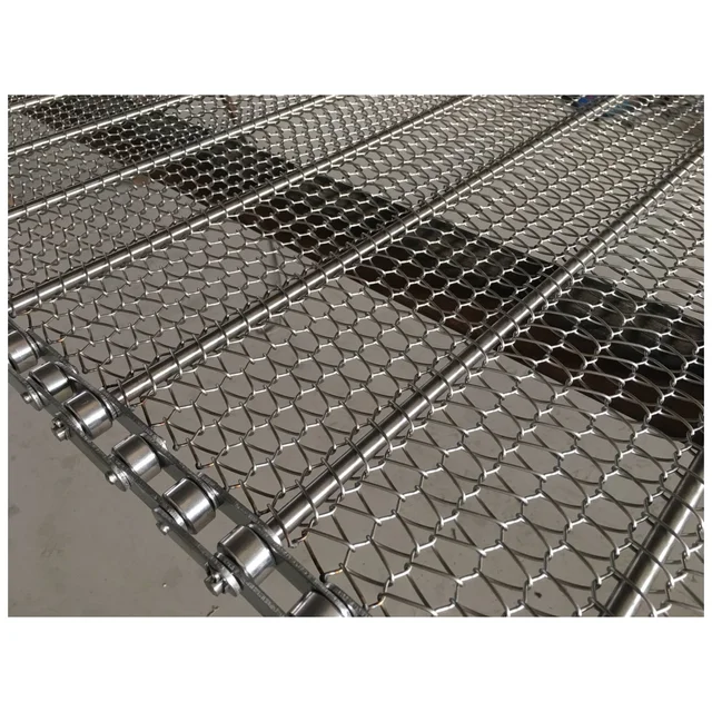 Conveyor Belt Food Grade Conveyor Belt Conveying Spiral Wire Mesh Belt 6