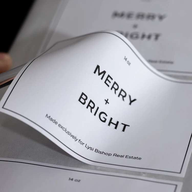 product custom design waterproof vinyl cosmetics product packaging stickers printing wholesale pvc self adhesive label stickers646-8