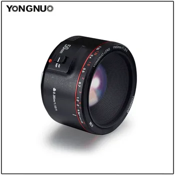 YONGNUO YN50mm F1.8 II Standard Prime Large Aperture Auto Focus Lens for 70D 5D2 5D3 600D DSLR Camera product image