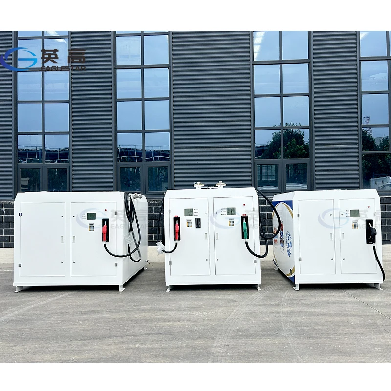 Mini Container Refueling Station Skid Fuel Station Equipment Fuel Dispenser for Mobile Gas Station