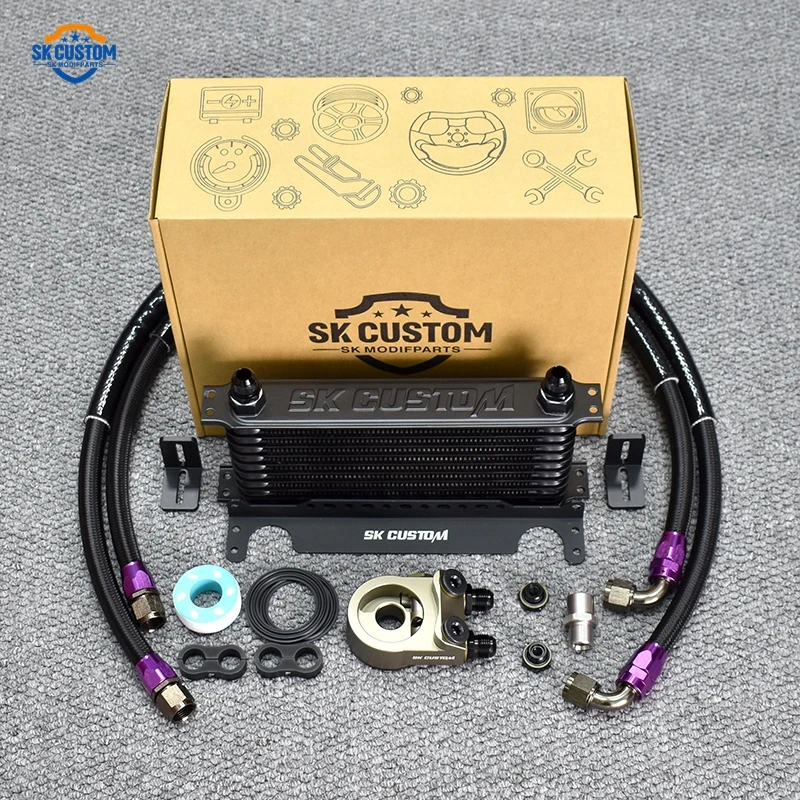 SK Custom Car Engine Oil Cooling Kit Replacement Parts For Cadillac Ltg Lgw Cooling Radiator Kit