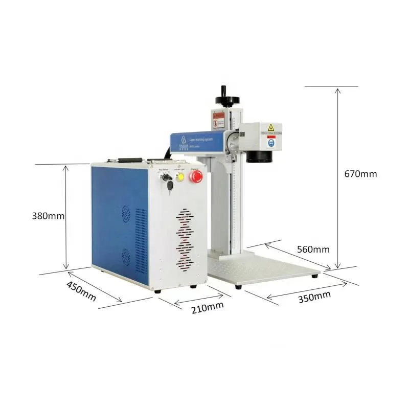 Low Price 3D mopa color galvo fiber laser marking engraving machines with 20w 30w 50w 60w 80w 100w jpt m7 ipg Raycus max rotary