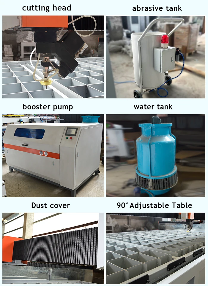 Heavy Duty Water Jet Cnc Waterjet Cutting Machine Water Jet Cutting