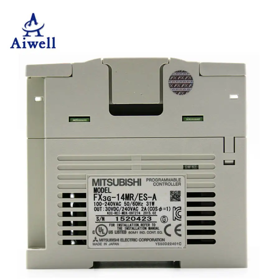 Unitary Mitsubishi FX3G 24MR Program Control PLC FX3G 24MR ES a Module Price