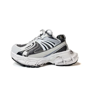 TBS Trendy Four-Season Breathable Sports Shoes for Boys and Girls Velcro Closure Soft Sole Casual Sneakers