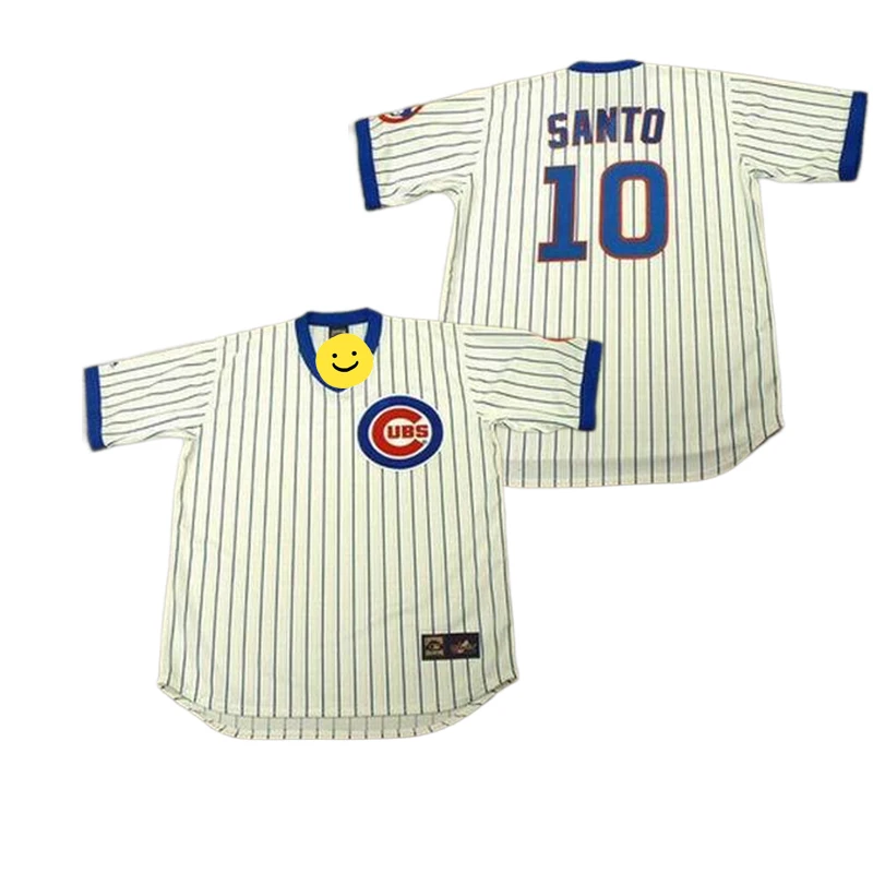 Wholesale Men's Chicago 8 ANDRE DAWSON 9 RANDY HUNDLEY 10 RON SANTO 11 DON  KESSINGER IVAN DEJESUS Throwback Baseball jersey Stitched S-5XL From  m.