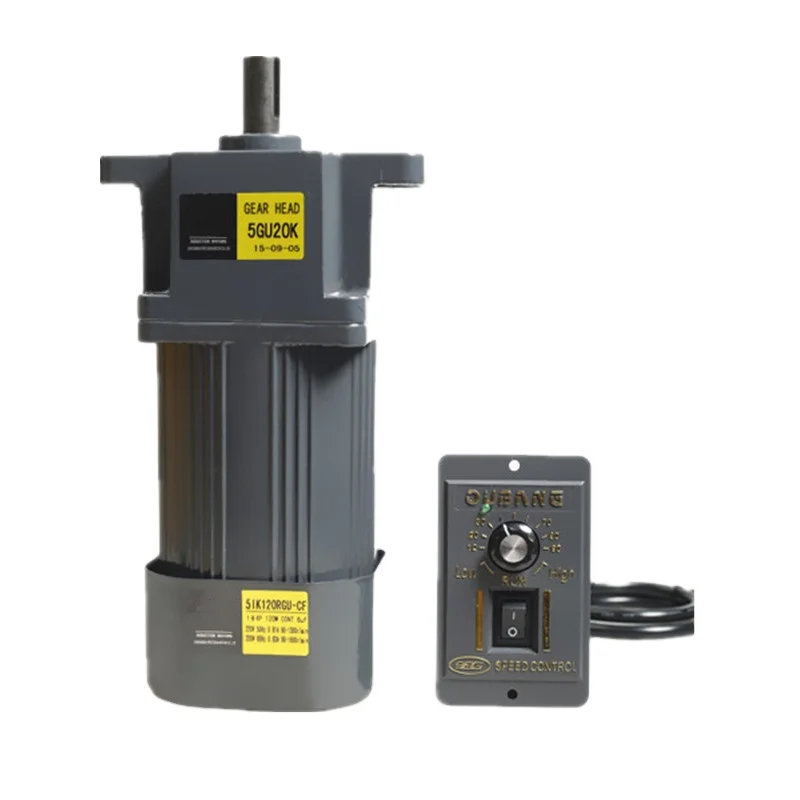 High Torque Speed Control Motor 90w 6~120w Small Ac Electric Motors Forward and Reverse Ac Gear Motor with Speed Controller