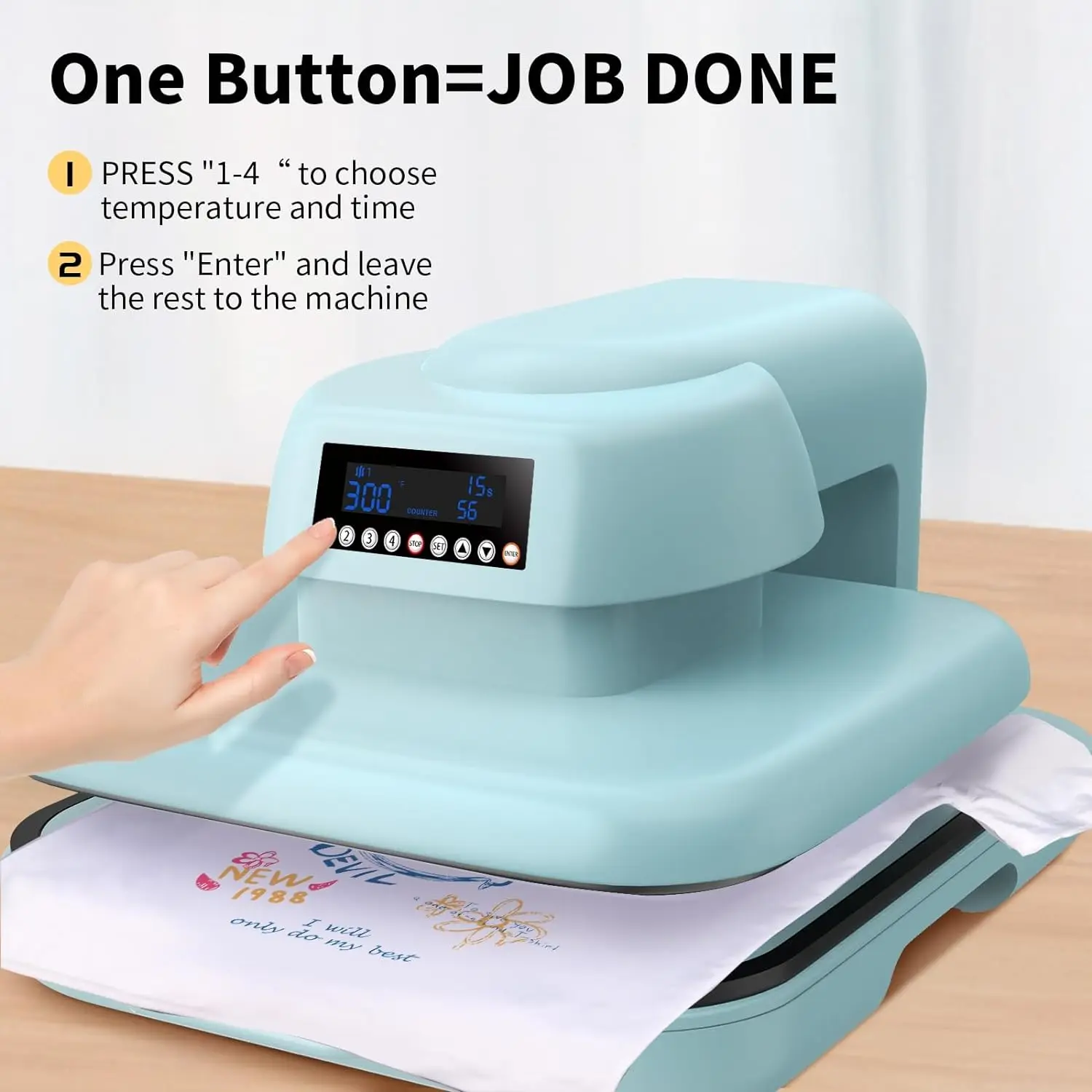 Factory Direct Sale Cheap 15x15 Automatic Mem Women Mini Heat Press