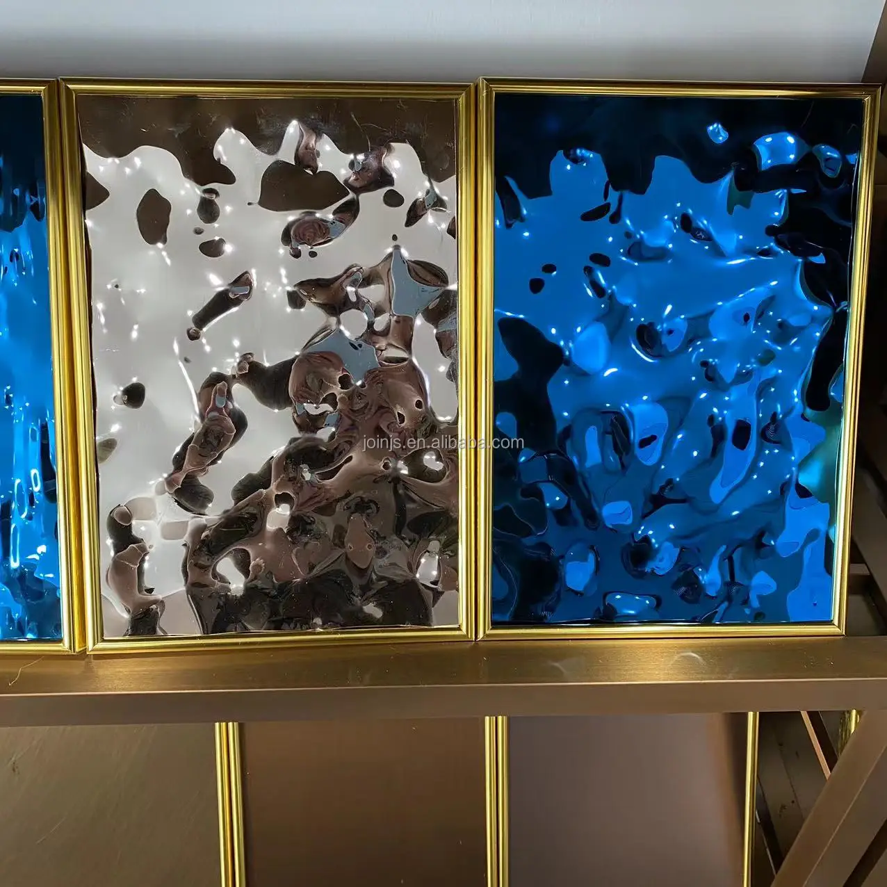 미러 실버 워터 리플201 스테인리스 스틸 시트 304 316 장식용 워터 리플 시트 벽 장식 패널용