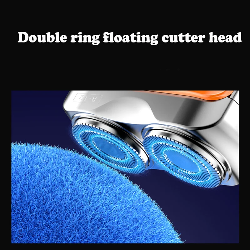 Sailing SR9-1004 Men's Twin Blade Shaving Machine Mini Electric Shaver Portable Razor for Men
