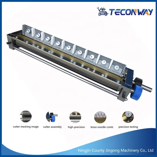 Original Producer SS304 for Zhengya Burr-free Pillow Noodle Slitter for Instant Noodle Machine 6