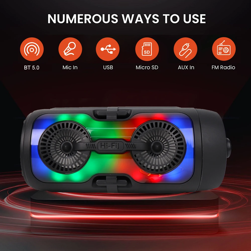 SING-E ZQS4291 Portable Wireless Party Speaker with Bluetooth