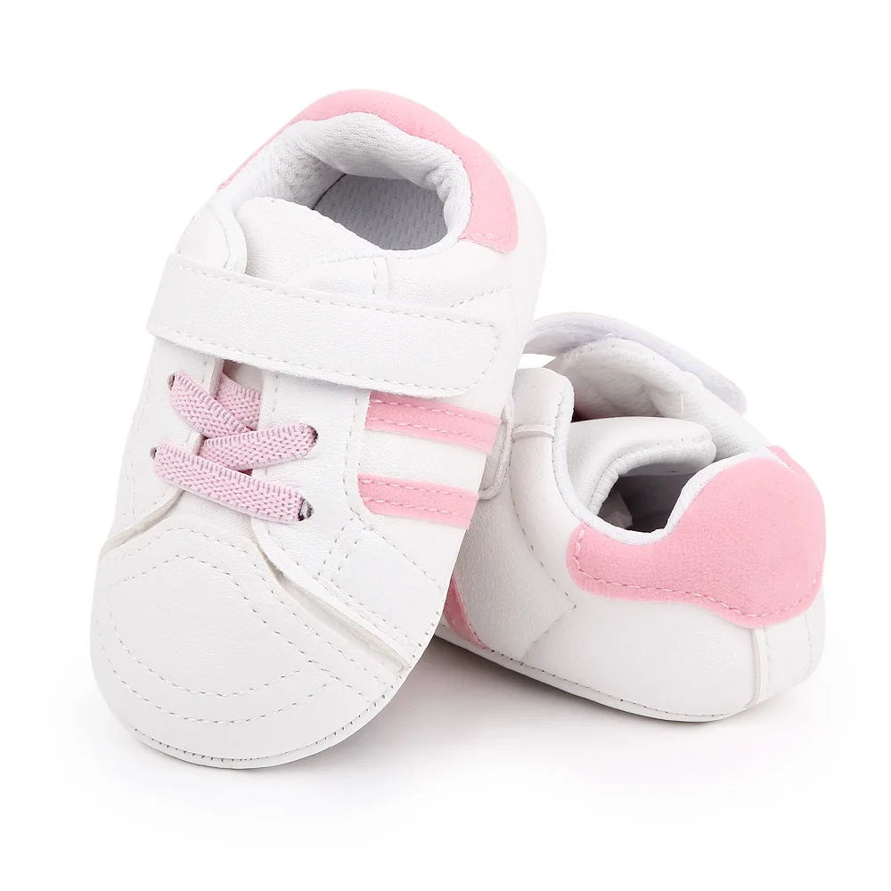 Newborn Baby Shoes All-match Rubber Sole Toddler Shoes Walking Kids Sneakers factory