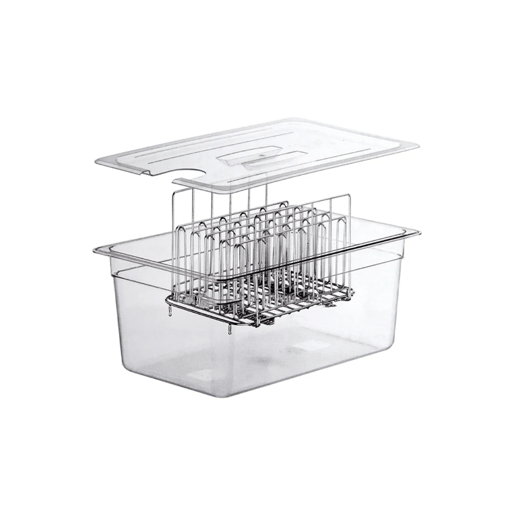 Sous Vide Container and Stainless Steel Sous Vide Rack - 11L