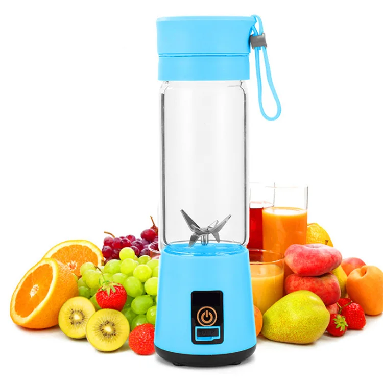 Smoothie Juicer Cup Rechargeable Portable Blender Bottle with USB