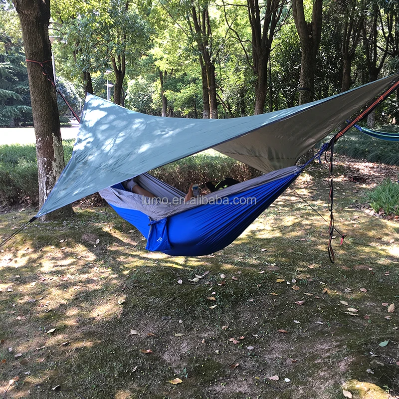 2021春夏新作】 V VONTOX Hammock Rain Fly, 10*10ft Hammock Tarp