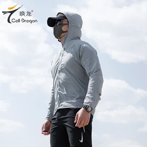 UV Protection Anti-UPF100+ Hooded Fishing Jacket Sun-Resistant Rash Guard Coat with Anti-UV Feature