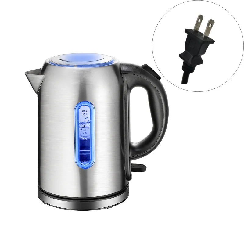 1.7L stainless steel 304 kettle high quality European British and American plug 110V spot automatic power off electric kettle