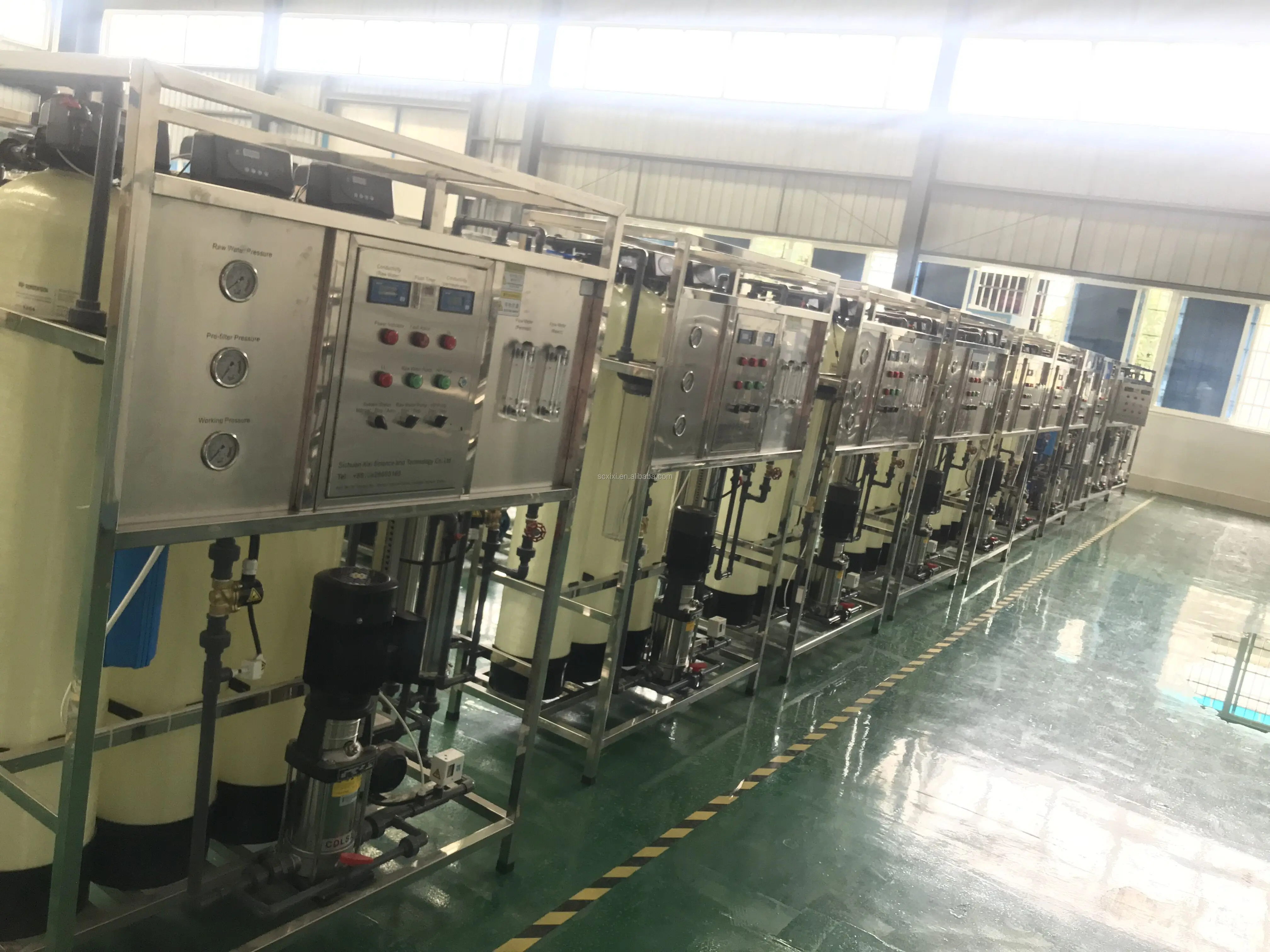 Коммерческая система фильтрации воды обратного осмоса