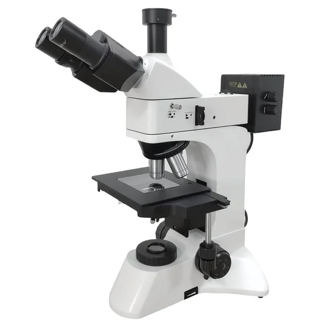 Laboratory Transmit Light Metallurgical Microscope With Brightfield and Darkfield