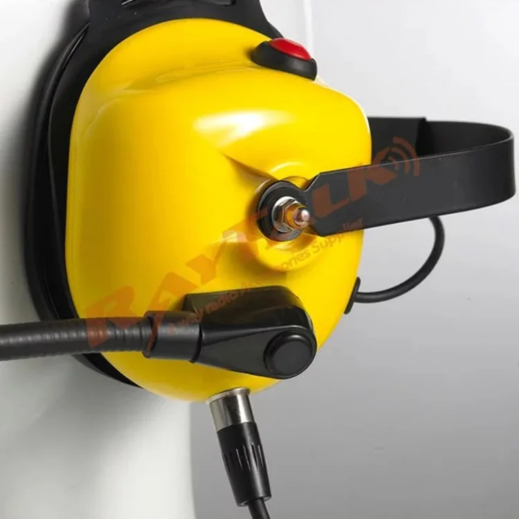 Two Way Radio Behind the Head Noise Cancelling Headset for Motorola