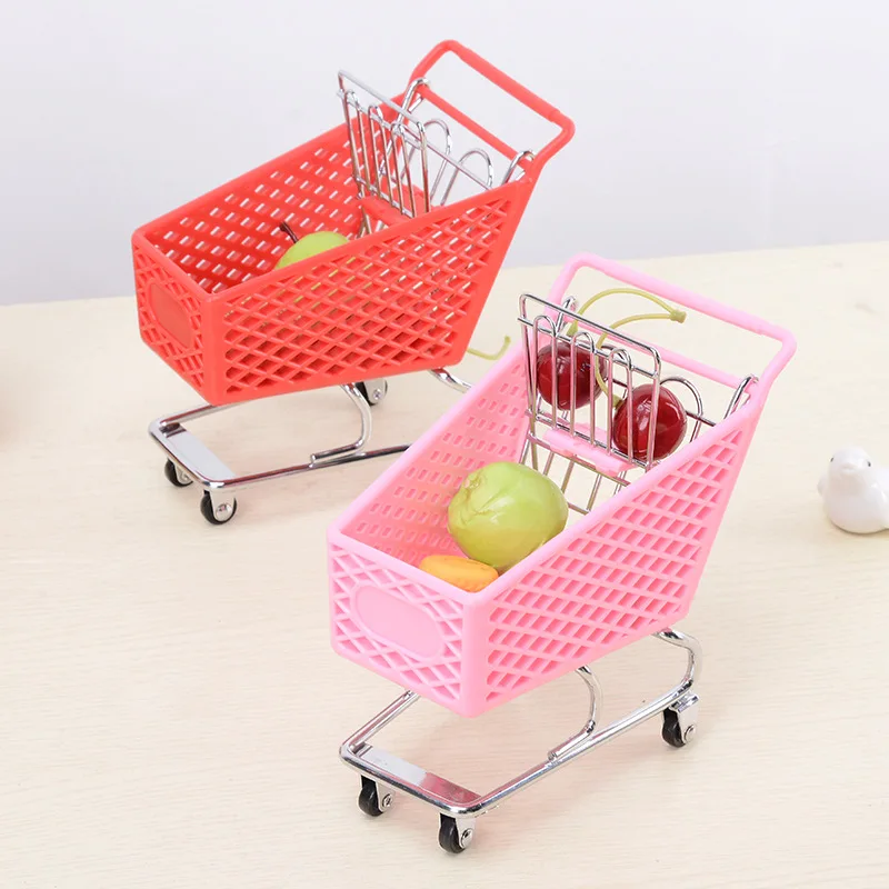 BESTonZON 2 Pièces Panier Mini Caddie Pour Enfants Chariots De Bébé