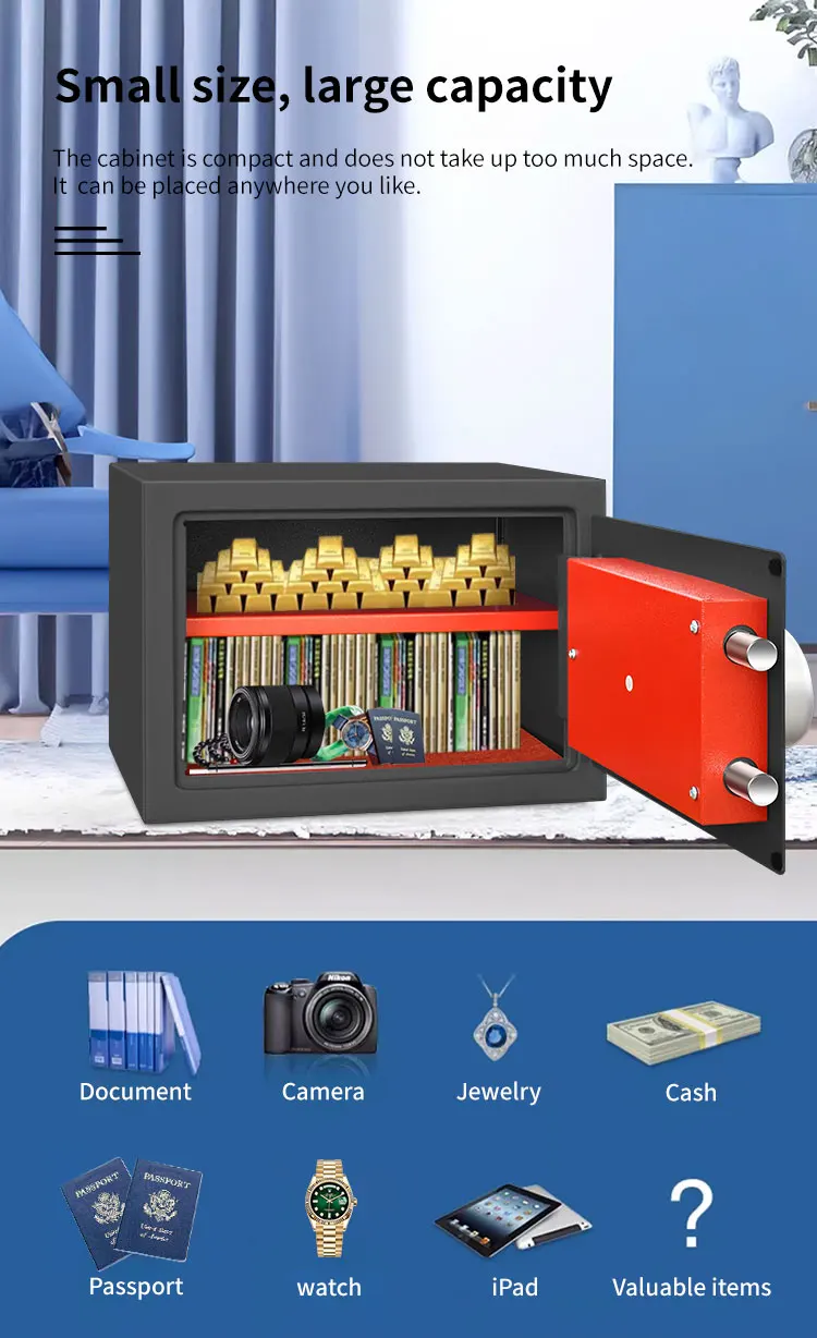 CEQSAFE Automatic Digital Security Smart Hotel Home Safe Box for Money manufacture