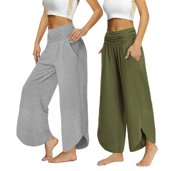 Women's Wide Leg Palazzo Lounge Pants With Pockets Light Weight Loose Comfy  Casual Pajama Pants - Buy Women's Comfy Casual Pajama Pants Floral Print  Drawstring Palazzo Lounge Pants Wide Leg,Women's Cozy Lightweight